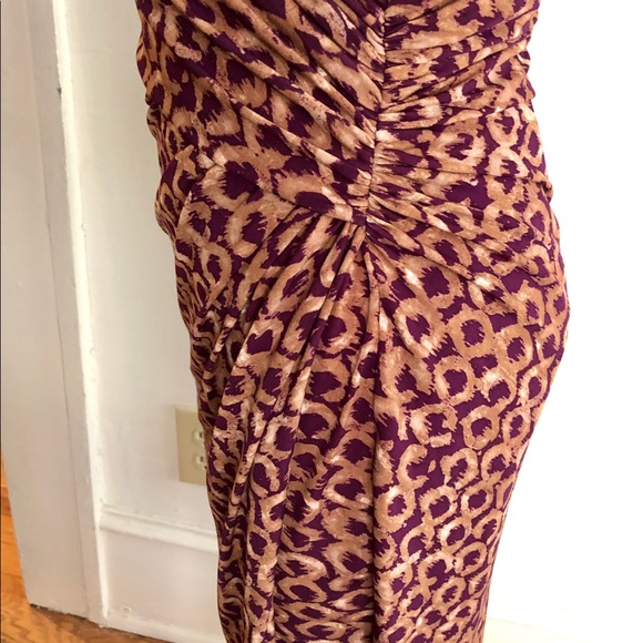 Ralph Lauren Slinky Animal Print Dress Size 4 - Picture 3 of 6